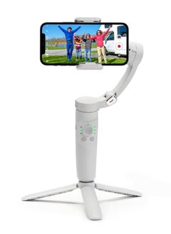 ELTRAZONE One Gimbal Stabilizer for Smartphone 3 Axis Foldable Pocket Handheld Gimbals Anti-Shake Face Tracking Bluetooth Control Selfie Stick Compatible with iPhone Android Tiktok YouTube Vlog Video  - Image 1