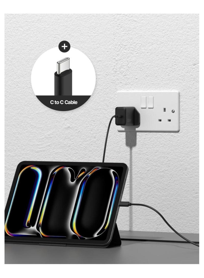 ناشيونال چيوغرافيك شاحن ناشيونال جيوغرافيك السريع بقوة 25 واط بتقنية GaN ومنفذ USB-C مع كابل USB-C، يدعم تقنية الشحن السريع PD 3.0 وPPS، محول جداري صغير الحجم لأجهزة iPhone 17/16/15 وSamsung Galaxy S26/S25/S24 وأجهزة Android - Image 5