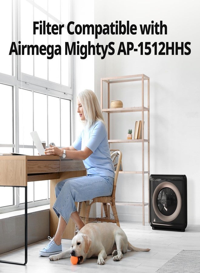 Coway Airmega AP-1512HHS Air Purifier Replacement Filter Set, HEPA Filter and Active Carbon Filter, AP-1512HHS-FP - Image 2