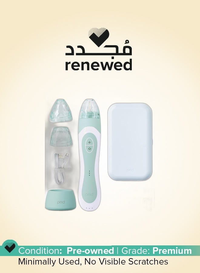 PMD Renewed - Personal Microderm Elite Pro Sky - At-Home Microdermabrasion Machine with Kit for Face and Body - Exfoliating Crystals and Vacuum Suction for Fresh and Radiant Skin - Three Speed and Suction Options - Image 1