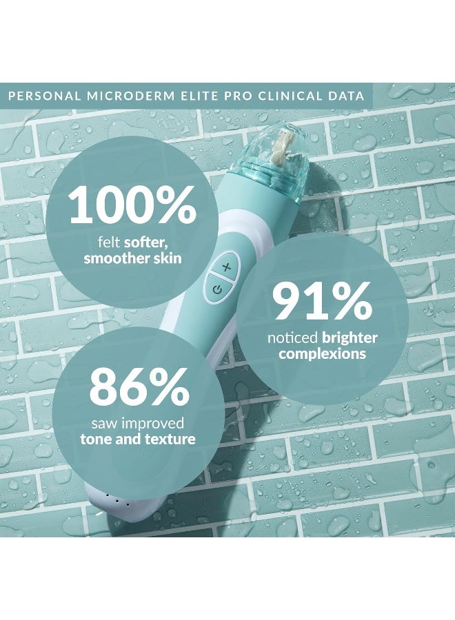 PMD Renewed - Personal Microderm Elite Pro Sky - At-Home Microdermabrasion Machine with Kit for Face and Body - Exfoliating Crystals and Vacuum Suction for Fresh and Radiant Skin - Three Speed and Suction Options - Image 4