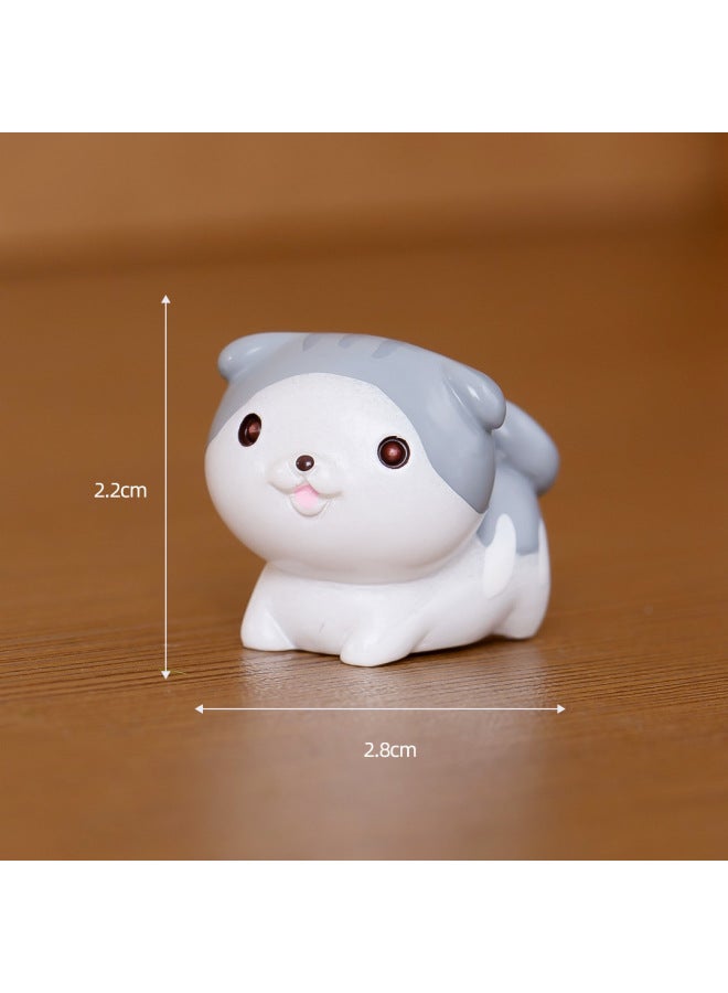 Micro Landscape Ornaments Decorative Resin Crafts Desktop Small Ornaments Cartoon Cute Doll Car Kitten Ornaments