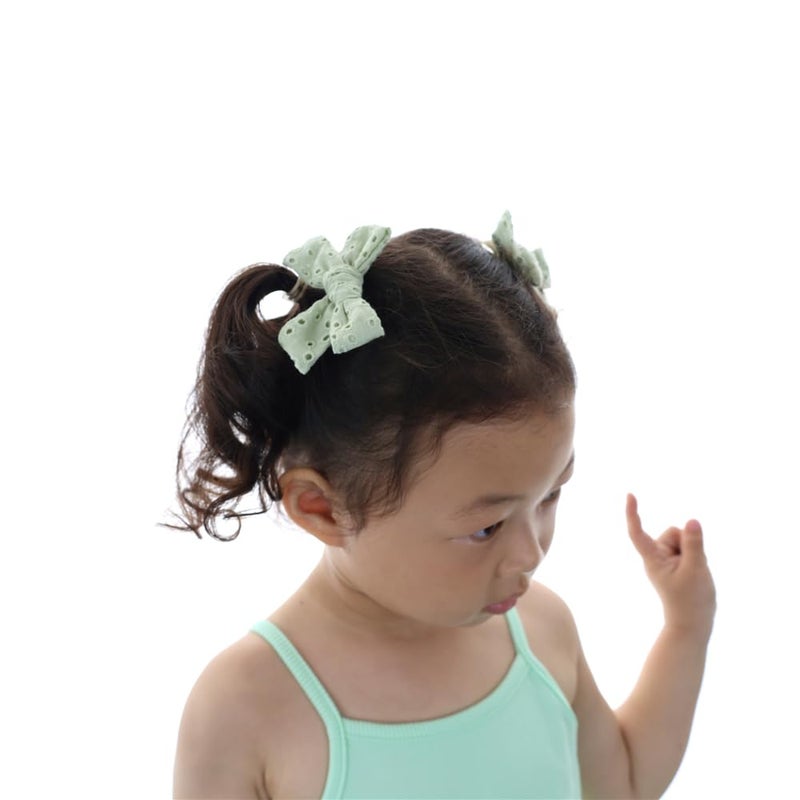 Sugarmelon 12 PCS Linen Bow Hair Clips for Baby Girls Toddler Kids Hair Bows Alligator Clips In Fringe Bangs Accessories (Assorted A) - Image 5