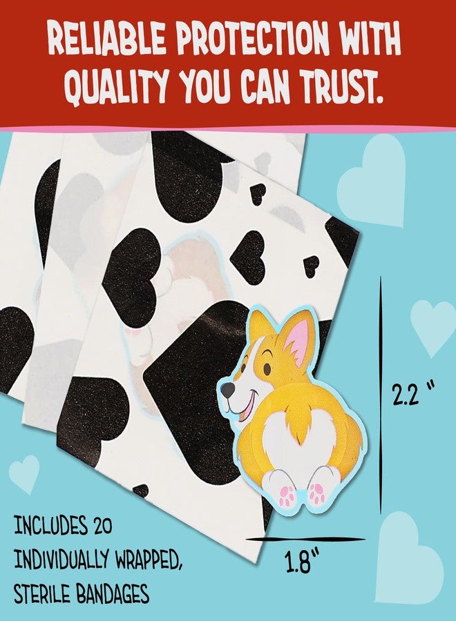 GAMAGO Corgi Butt Bandages, Cute Kids & Adult Latex-Free Sterile First Aid - Image 5