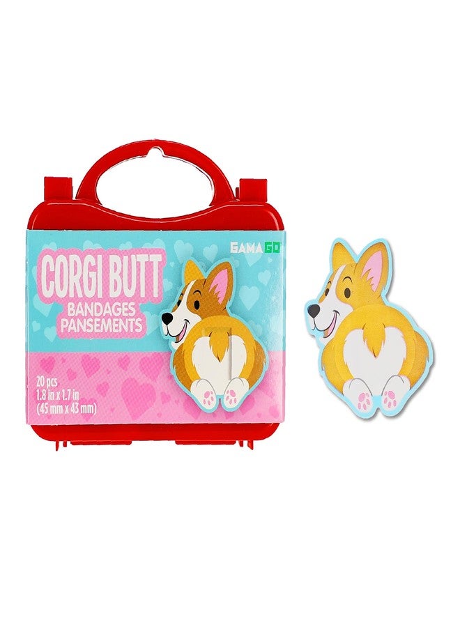 GAMAGO Corgi Butt Bandages, Cute Kids & Adult Latex-Free Sterile First Aid - Image 1