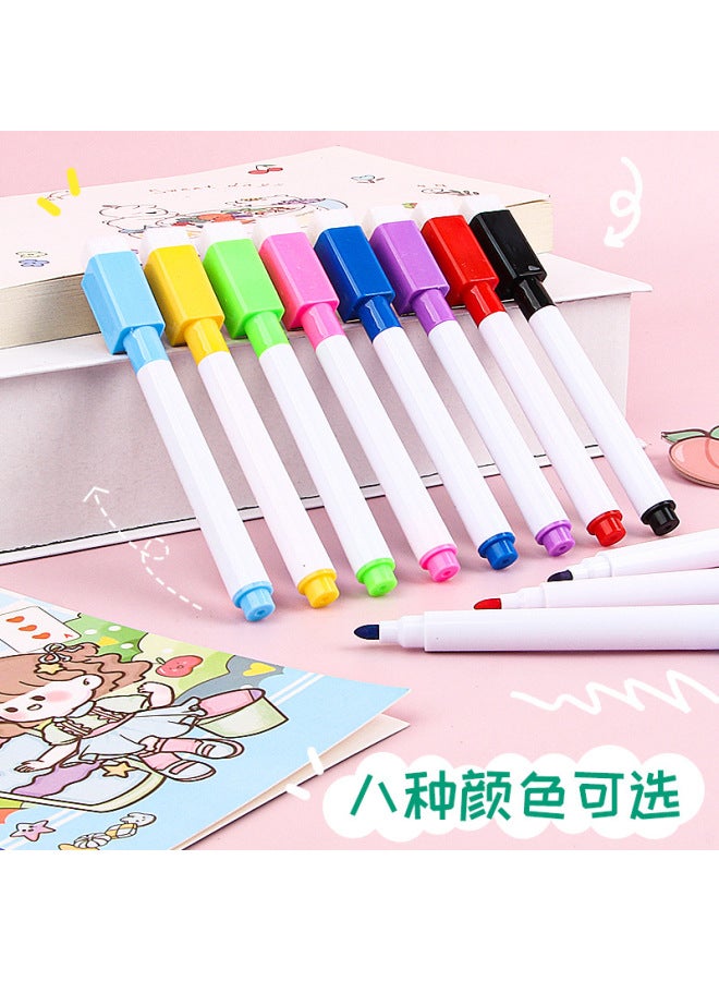 HELPS New Water-based Erasable Colorful Whiteboard Pen With Magnetic Suction For Kidsren's Painting Graffiti 8-colorful Bold Blackboard Pen - Image 3