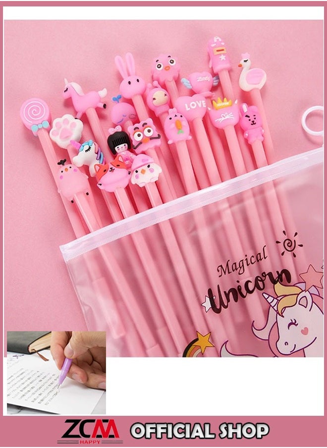 20pcs Cute Cartoon Gel Pen Set 0.5mm Refill Suitable for Children's Birthday Gifts School Prizes Student Gifts - pzsku/Z3A6E0DE60D300736F0FDZ/45/_/1726647297/b61849cd-6824-4a7e-8999-108e15b28913