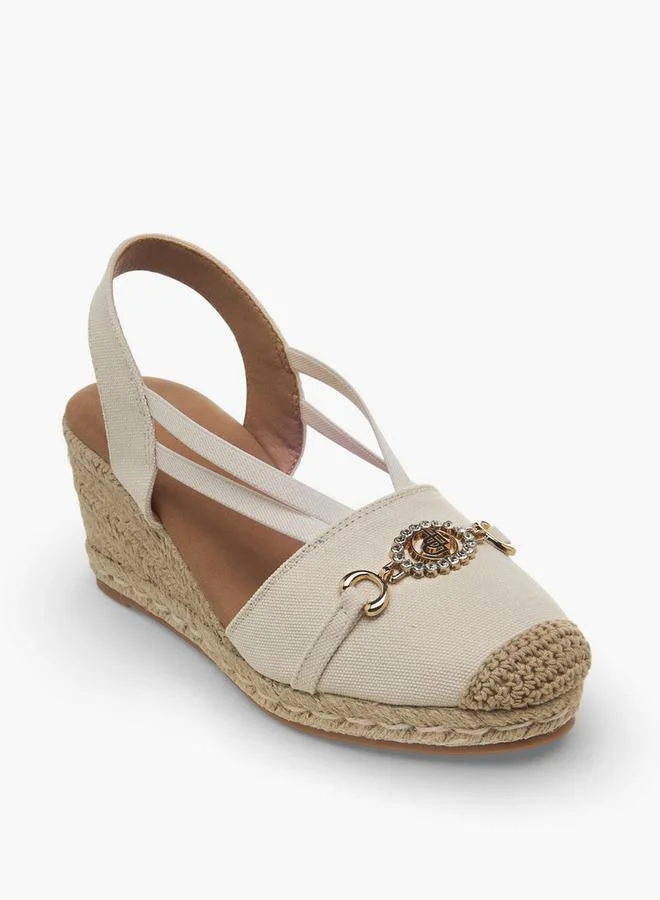 Peppermint Women Wedge Heel Espadrille Slingback Shoes