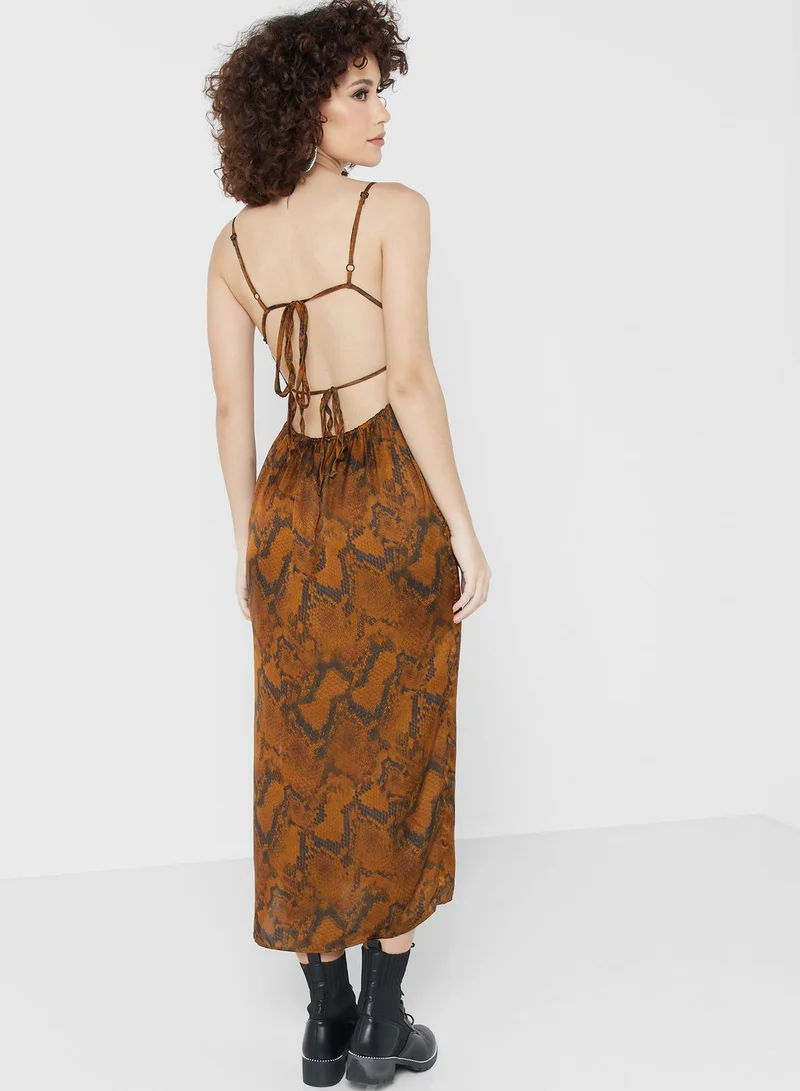 TOPSHOP Cami Printed Dress