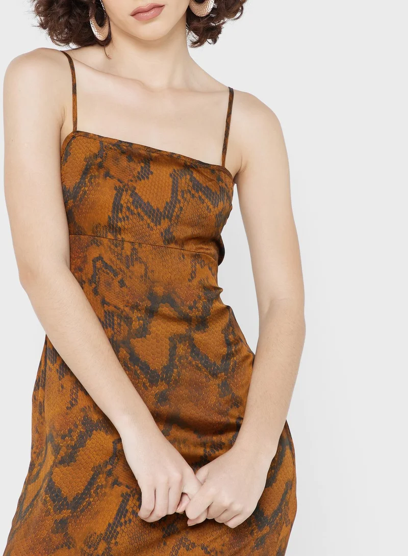 TOPSHOP Cami Printed Dress