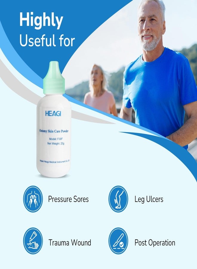 Heagimed Stoma Powder, Skin Barrier Protection Ostomy Powder Supplies, Stoma Adhesive Powder, Ostomy Skin Care Powder, Ostomy Supplies(25g - Image 5