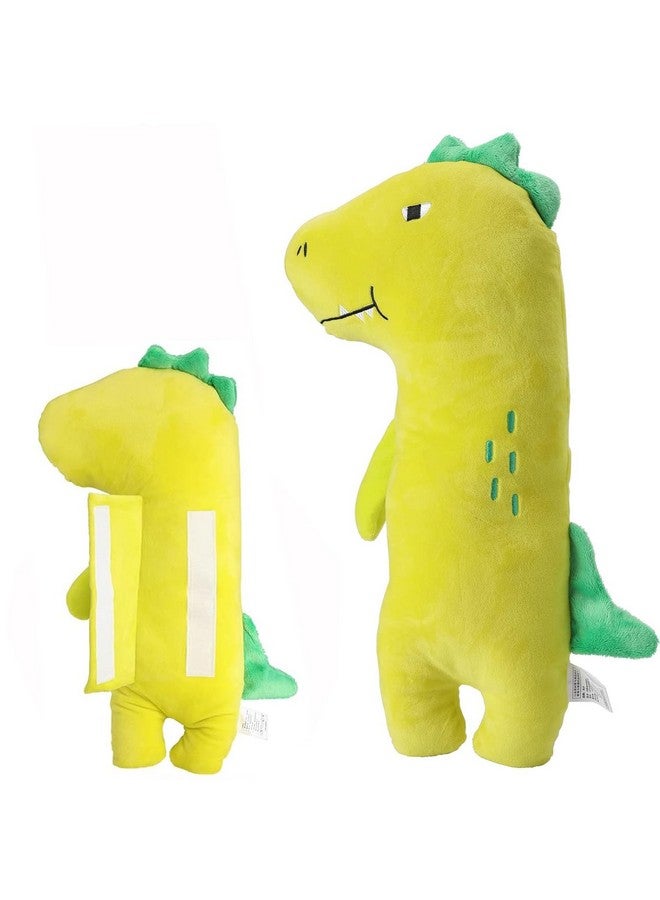Resulzon Seat Belt Cover Pillow for Kids, Car Seatbelt Cushion Shoulder Neck Support Protector Pad, Soft Stuffed Plush Travel Vehicle Safety Belts Strap Pillow for Boys and Girls Headrest (Dinosaur) - Image 1