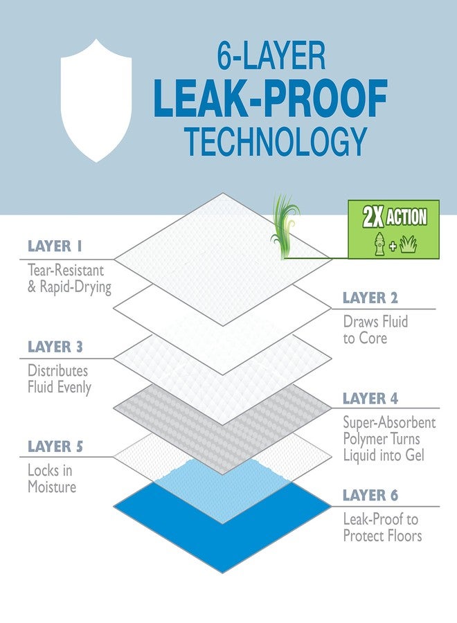 فور باوز فوط تدريب الجراء برائحة العشب من فور باوز، عبوة من 50 فوطة - Image 5