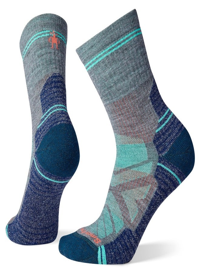 SmartWool Women's Hike Light Cushion Mid Crew Socks, Medium Gray, Medium - Image 1