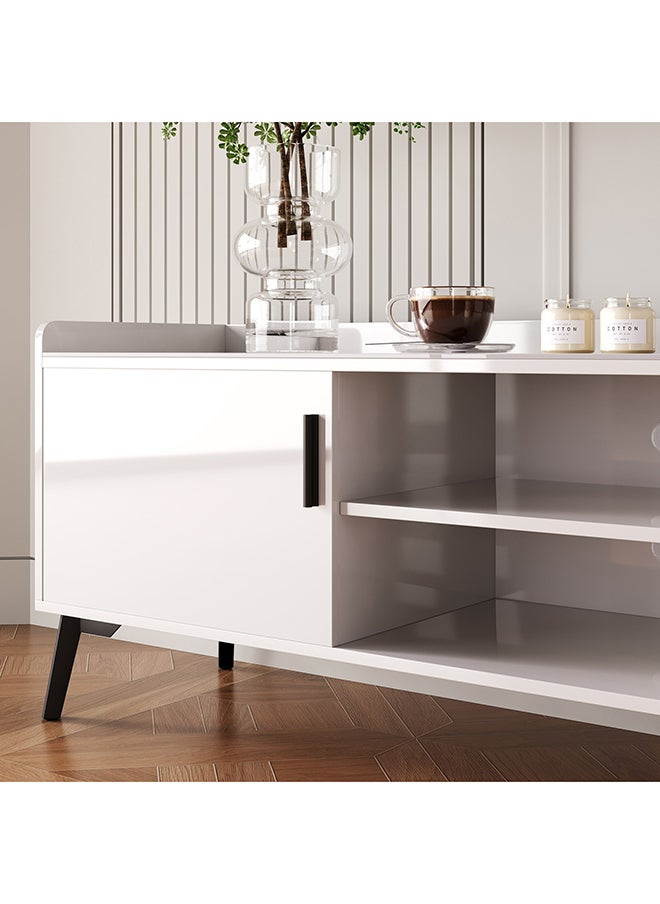 Home Box - Marwell Sintered Stone TV Unit for TVs up to 75 inches 40 x 55 x 200 cm - Image 1