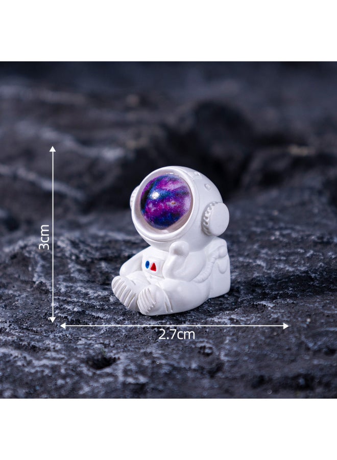 Micro-landscape Creative Rocket Astronaut Doll Space Landscaping Diy Decoration Blind Bag Accessories Mini Small Ornaments