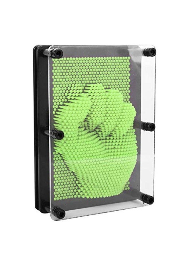 3D clone stud technology, plastic hand and face models that can be quickly imitated through an art wall, office decoration (green) - Image 1