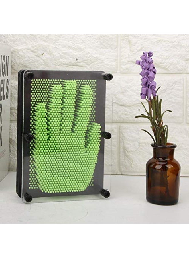 3D clone stud technology, plastic hand and face models that can be quickly imitated through an art wall, office decoration (green) - Image 2