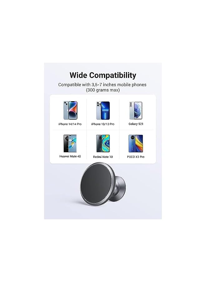 S-TOP Car Phone Holder Magnetic Dashboard Mobile Mount 2 Metal Plates Compatible with iPhone 13 Pro/13 Pro Max/13/13 mini/iPhone 12/11/XR,Samsung S10/S9/S8/A70,Huawei P30/P20,Google Pixel 3a,OnePlus - Image 5