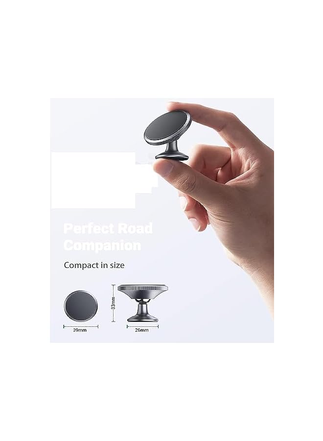 S-TOP Car Phone Holder Magnetic Dashboard Mobile Mount 2 Metal Plates Compatible with iPhone 13 Pro/13 Pro Max/13/13 mini/iPhone 12/11/XR,Samsung S10/S9/S8/A70,Huawei P30/P20,Google Pixel 3a,OnePlus - Image 4