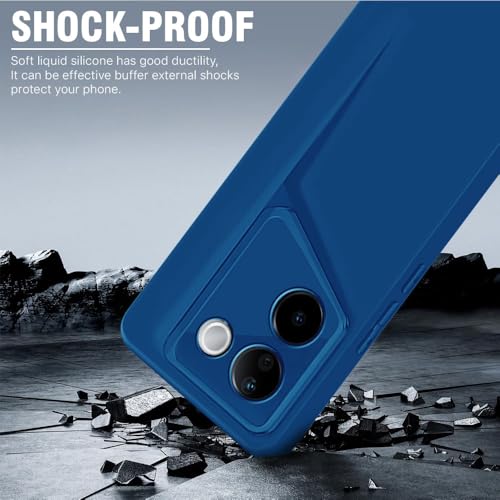 WOW IMAGINE Slim Back Cover for iQOO Z9s Pro 5G | Vivo T3 Pro 5G | Blade Series Ultra Thin Case with Lightweight Design | Camera Protection | Soft Matte Silicone Flexible Mobile Case - Blue - Image 3