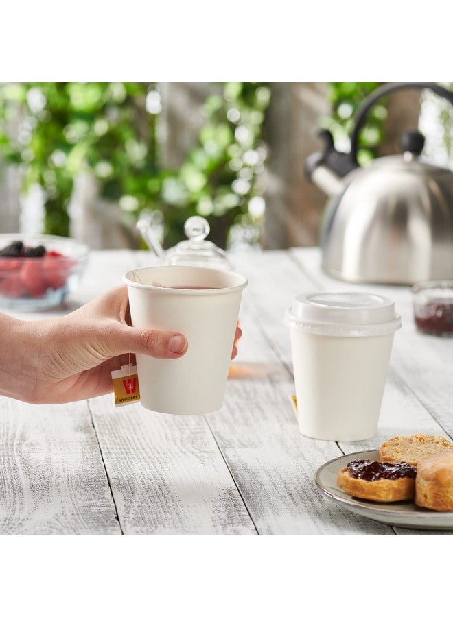 GUSTO [10 oz. - 300 Count Disposable White Paper Cups, Hot Coffee Cups - Eco-Friendly Hot Cups - formerly Comfy Package - Image 3