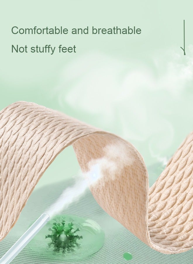 NIBEMINENT 40 زوج من النعال القابلة للتخلص منها، رقيقة وقابلة للاستبدال، بطانات أحذية للتنفس، للعرق والأنشطة الخارجية، بطانات أحذية للنساء والرجال، للمشي لمسافات طويلة، الجري، الأحذية الرياضية - Image 4