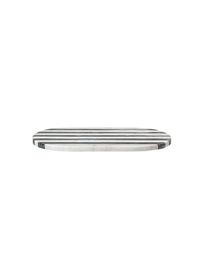 Striped- White black Chopping Board 40x30x2cm - Image 2