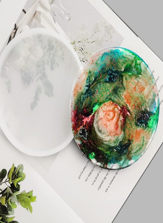 SourceTon 3-Piece Silicone Coaster Molds Set with 2 Tweezers - Round, Rectangle, Heart Resin Molds for DIY Epoxy Coasters, Candle Holders, Crafts - Image 5