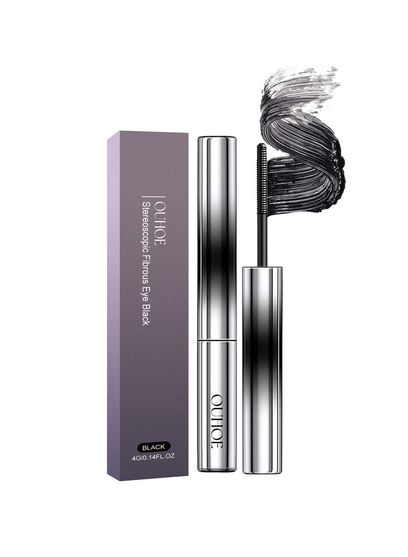OUHOE Curl - enhancing mascara - Voluminous, curl - enhancing, waterproof, long, thick, curl - holding, non - smudging mascara - Image 1