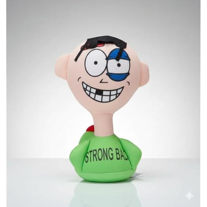 Zain This is a ZAIN "Punch Me" anti-stress plush toy. (GREEN) - Image 1