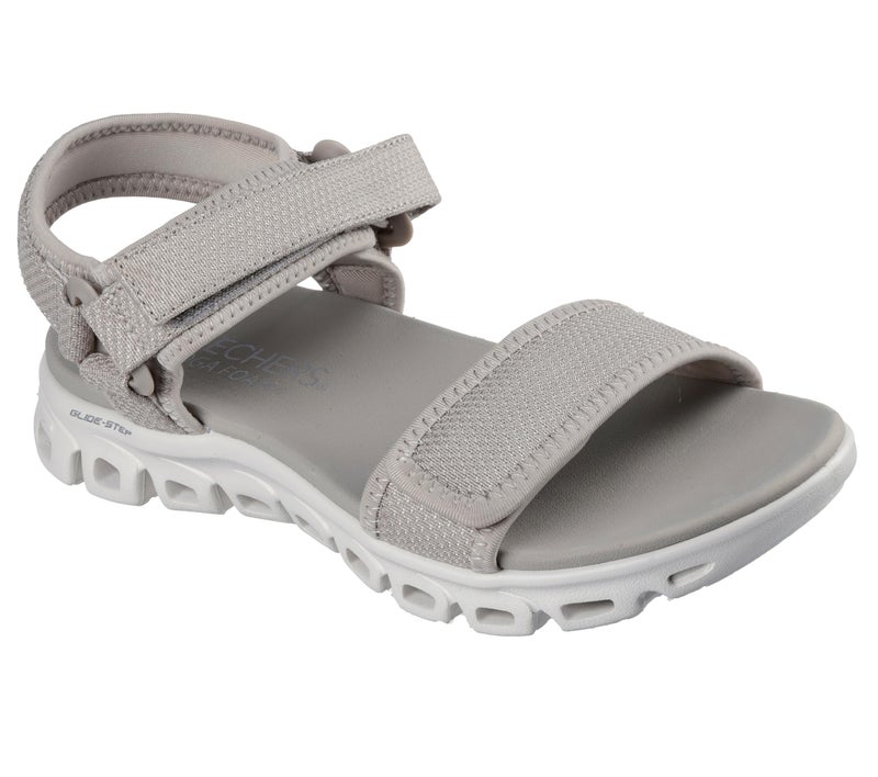 SKECHERS صندل سلاينغ باك سكيشرز للنساء - نيو فلو، حزام ربع شبكي قابل للتعديل، توب، 10م - Image 3