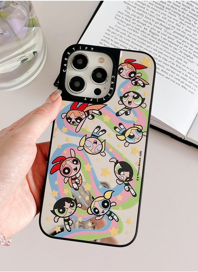 Casetify - Apple iPhone 15 Pro Case The Powerpuff Girls Magnetic Adsorption Phone Cover - Mirror Face - Image 1