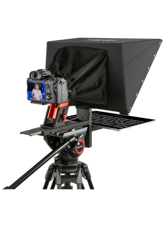 ديسفيو TP170 برومبتر محمول 17″ للتابلت والهواتف – زجاج 70/30، مظلة مغناطيسية، تحكم عن بُعد وبتطبيق، حقيبة صلبة - Image 3