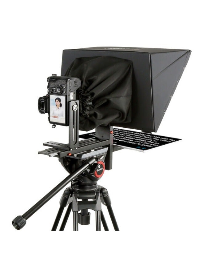 ديسفيو TP170 برومبتر محمول 17″ للتابلت والهواتف – زجاج 70/30، مظلة مغناطيسية، تحكم عن بُعد وبتطبيق، حقيبة صلبة - Image 2