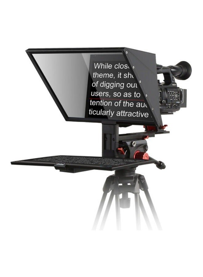 ديسفيو TP170 برومبتر محمول 17″ للتابلت والهواتف – زجاج 70/30، مظلة مغناطيسية، تحكم عن بُعد وبتطبيق، حقيبة صلبة - Image 1