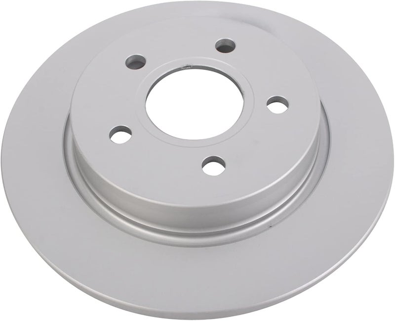 TRQ Rear Brake Rotor Set G Coated Solid Compatible with 2012-2018 Ford Focus - Image 5