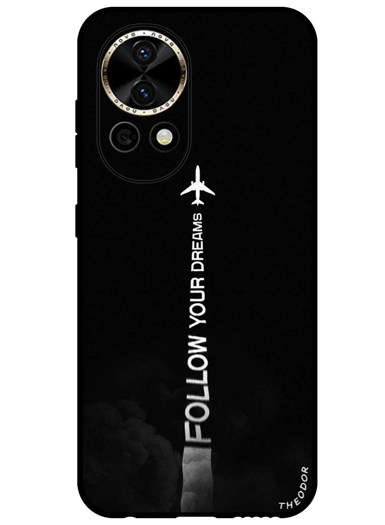 Theodor Protective Case Anti Scratch Shock Proof Bumper Cover For Huawei Nova 12 Pro Follow Your Dreams - Image 1