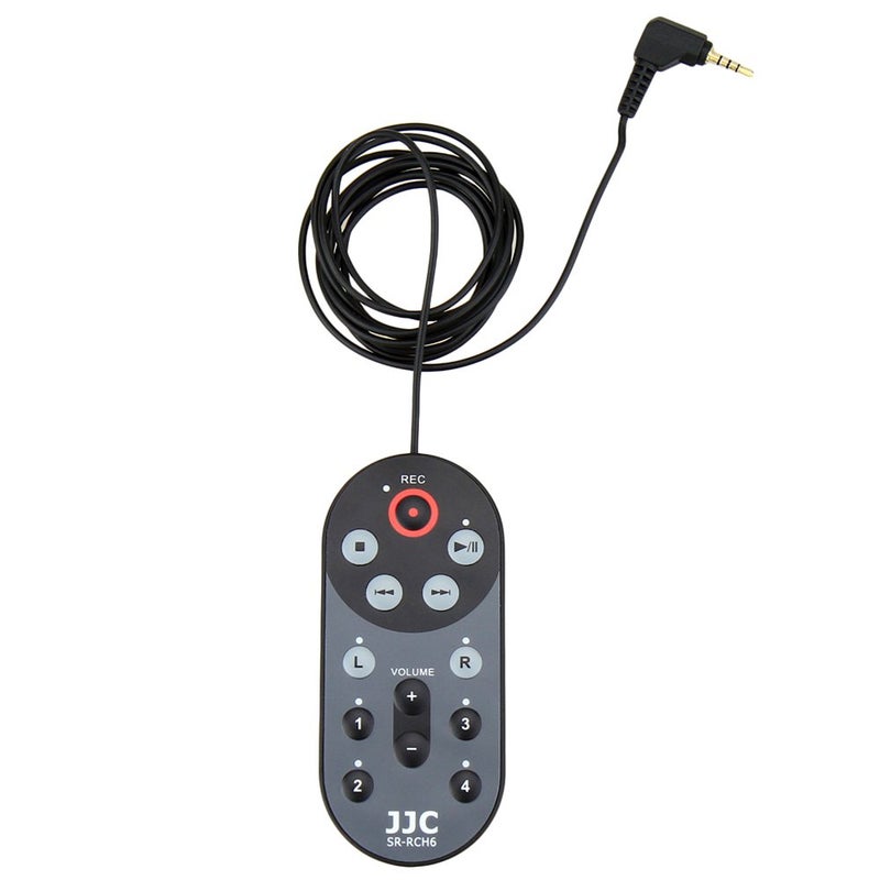 JJC H6 Cable Wired Remote Control Commander for Zoom H6 & H6 All Black 2020 Version Handy Portable Digital Recorder Replaces Zoom RCH-6 Controller - Cable Length: Approx 1.4m / 4.6 Feet - Image 2