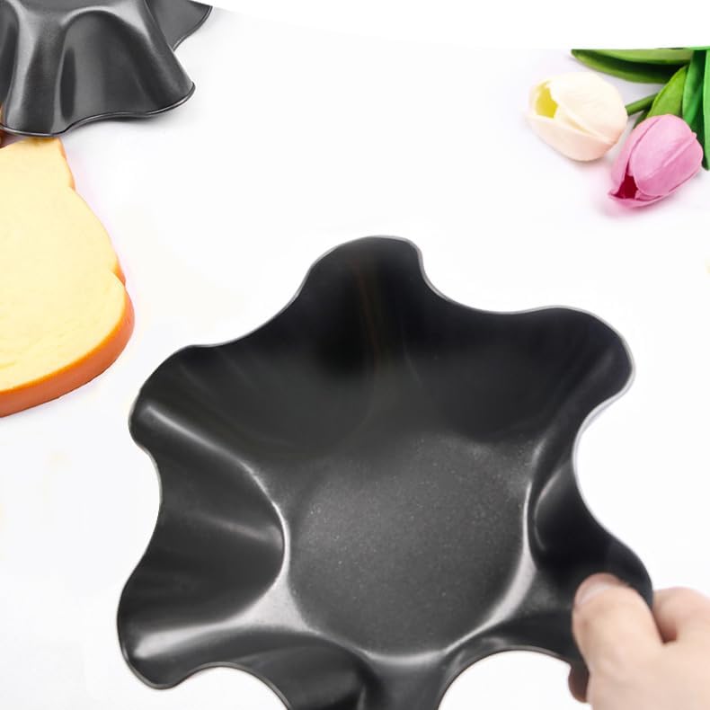 Cielasis 6 Pack 8.5" Nonstick Large Taco Shell Bowl – Carbon Steel Tortilla Maker Shell Pans Baking Molds Tostada for Frying Salad Bowls - Image 5