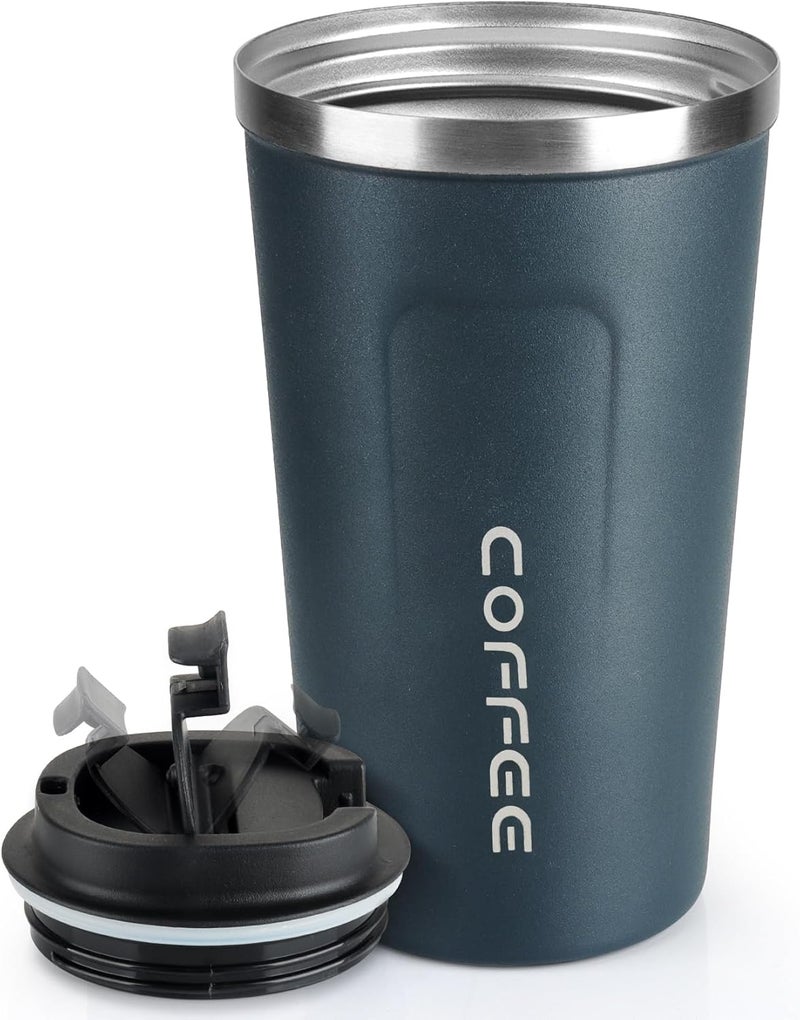 RNGODO Coffee Mug 17oz - Insulated Travel Mug Spill Proof with Leakproof Lid Vacuum Stainless Steel Travel Coffee Mug Water Tumbler to GO, Reusable Coffee Cup for Men and Women for Hot & Cold Drinks - Image 1