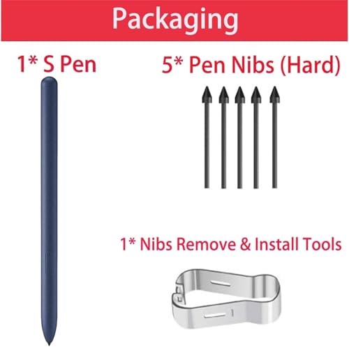 Qenw Galaxy Tab S7 Pen Replacement for Samsung Galaxy Tablet S10, S9, S8, S7, S6 Lite All Series, Tab Stylus Pen (Navy Blue) - Image 5