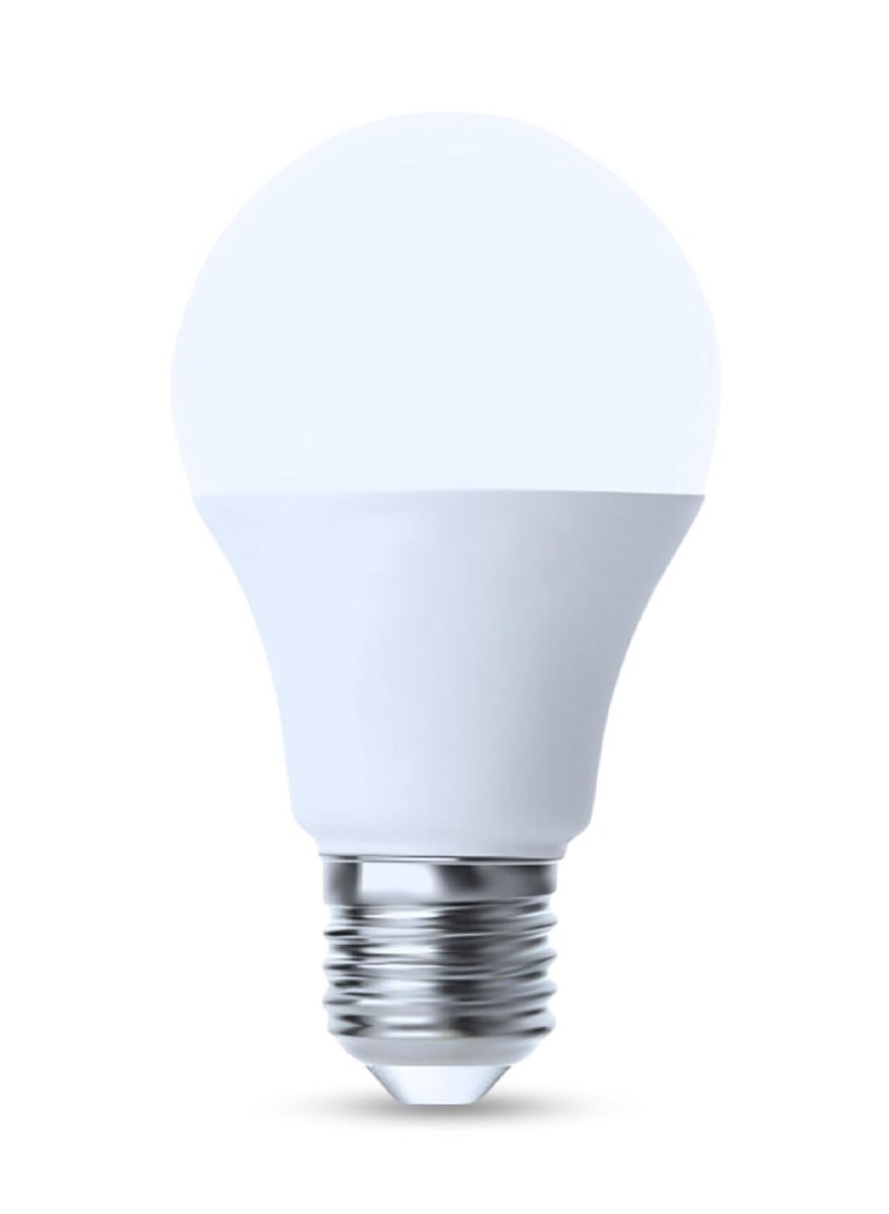 إليوس مصباح LED 12 وات، ضوء النهار 6500 كلفن أبيض، قاعدة E27 قياسية، سطوع عالي 1200 لومن، موفر للطاقة، مناسب لغرف المعيشة والمكاتب والإضاءة المنزلية العامة، عمر طويل، مثالي للديكور المنزلي والإضاءة المستمرة  - Image 1