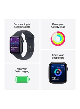 Watch SE 3 GPS 40mm (International Version) Midnight Aluminium Case With Midnight Sport Band - S/M - view 4