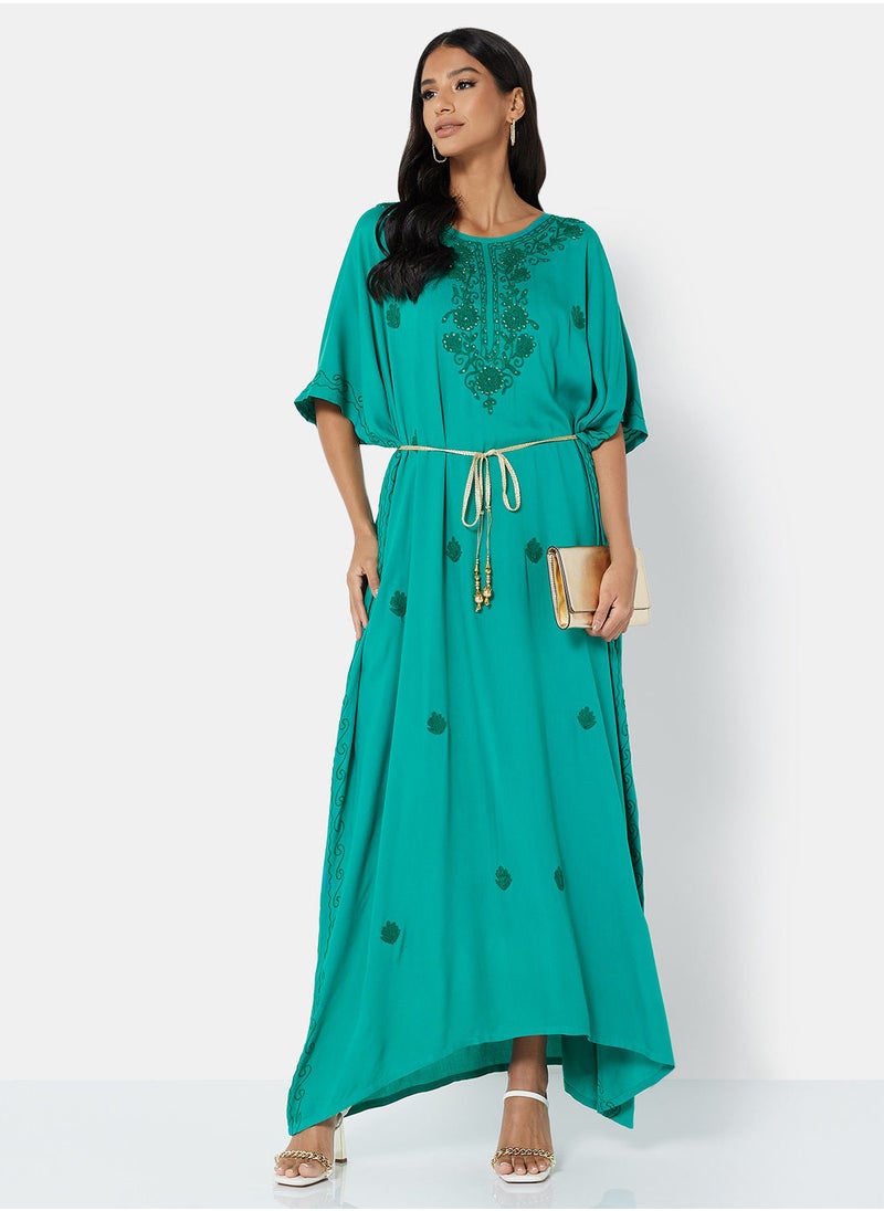 ARABIAN CLOSET EMBROIDERED KAFTAN  - Image 3
