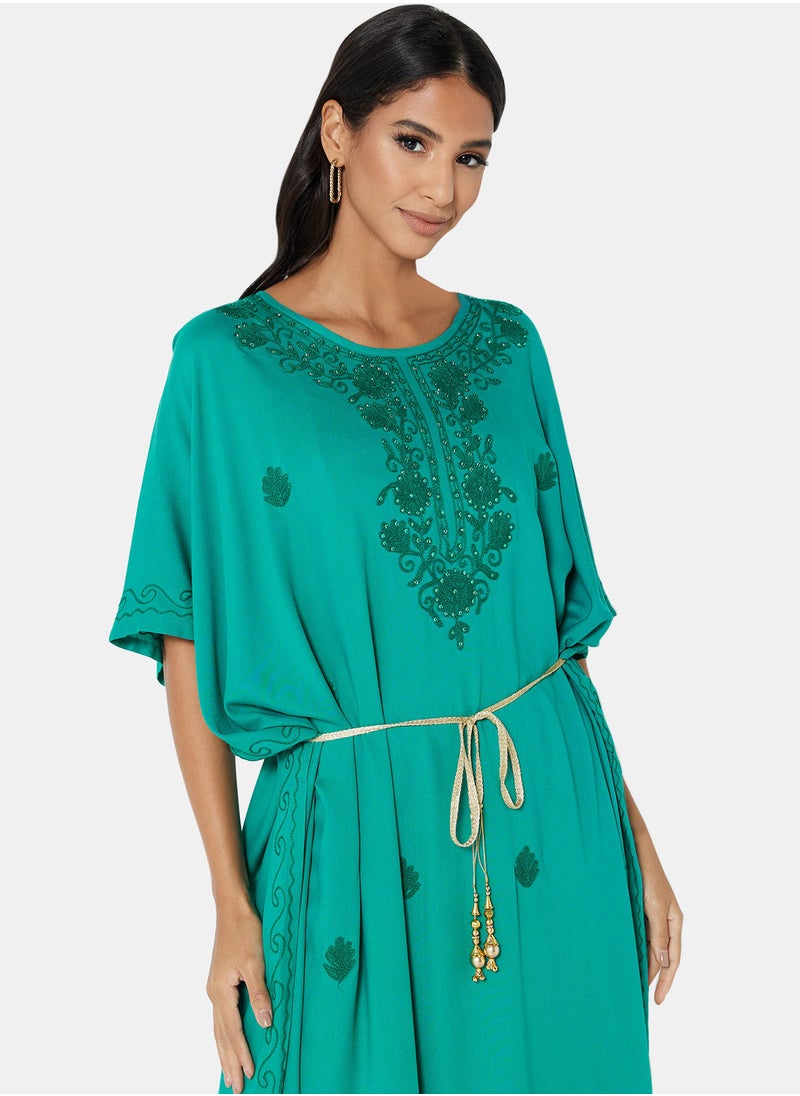 ARABIAN CLOSET EMBROIDERED KAFTAN  - Image 4