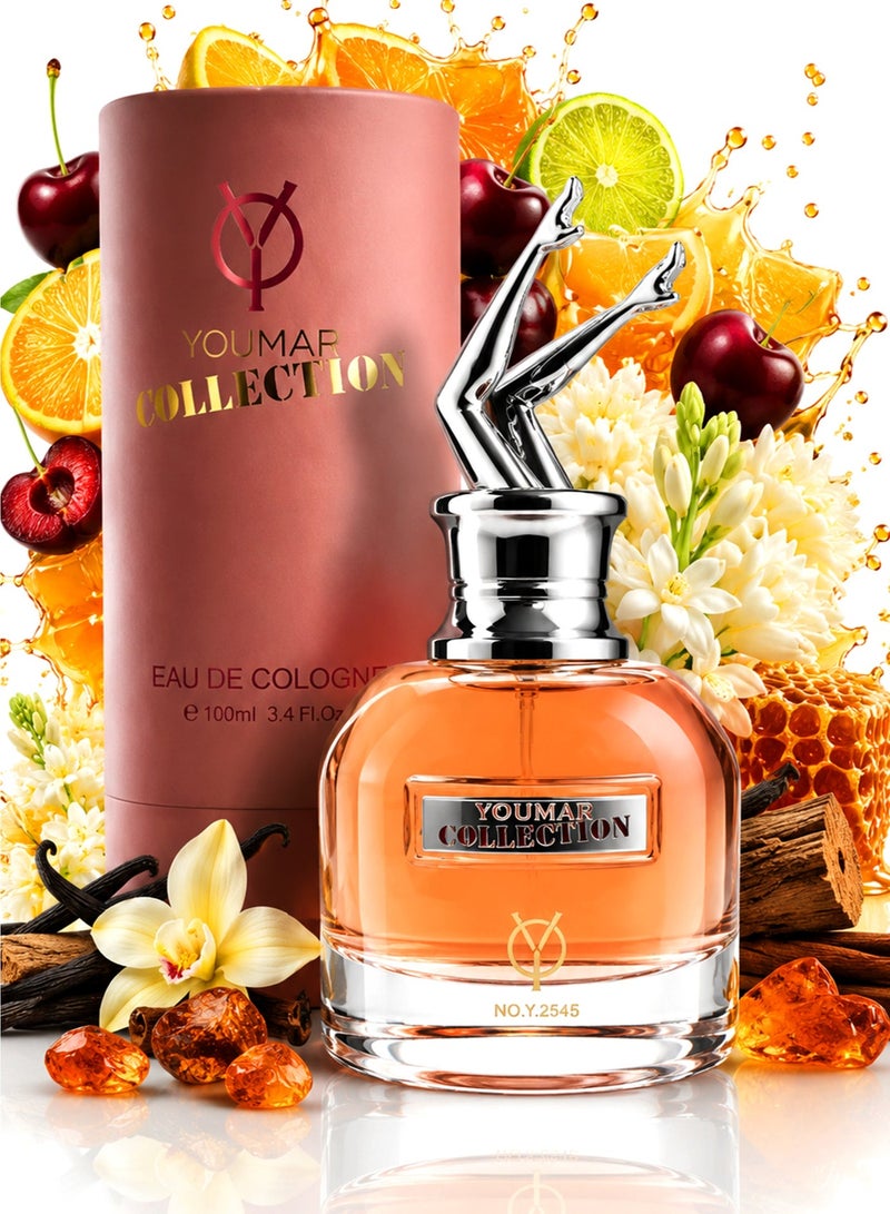 Youmar Collection No. 4343 Eau De Parfum for Women 100ML | Luxury Women Perfume with Honey, Vanilla & Cherry Notes | Long Lasting Honey Vanilla Perfume - Image 2