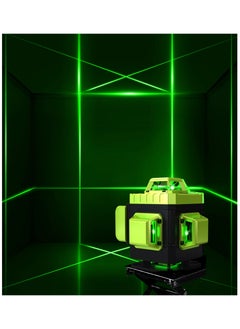 Meiyilan Laser Level 4x360° Self Leveling 16 Lines 4D Horizontal Vertical Green Beam Laser Level Tool with 2Pcs Rechargeable Li-ion Batteries  - Image 4