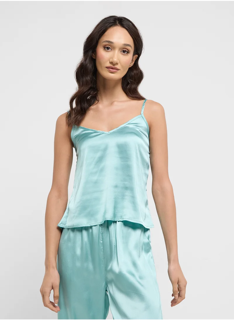 ELLA Satin Cami Top &Pant Set