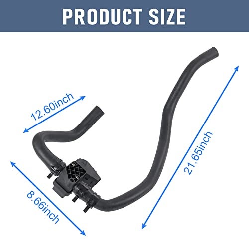 DICMIC HVAC Heater Unit Inlet Hose Control Valve Compatible with 2004-2015 Nissan Armada 5.6L V8 Replace# 92400-ZW10A, 92400-ZC300, 92400-ZW00A - Image 4